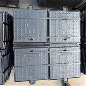 Nodulair Gietijzeren Zandgietafsluitbare Waterdichte Verzegelde Putdeksel Aluminium Spuitgieten Rioolputdeksel - Product Image 3