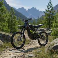 Moto électrique tout-terrain 72V sans balais à disque, en alliage d'aluminium forgé, pour moto tout-terrain, empattement 1255mm, modèle 2026