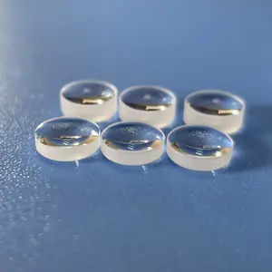 Verres optiques en plastique transparent 5.3mm lentilles Plano convexes