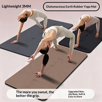 Tapis de yoga léger et portable, coussin de fitness antidérapant et inodore pour débutants, idéal pour la maison et les voyages, pliable, large et durable, vente en gros