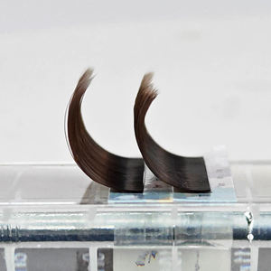 Extensions de <span class=keywords><strong>cils</strong></span> Yelix Noir Brun 0.07 C D 3D W, <span class=keywords><strong>cils</strong></span> étroits à espacement réduit, plateaux individuels, mix 8-15 - Product Image 4