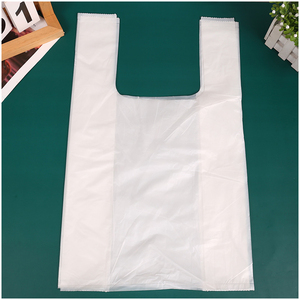 Bolsa de Plástico para Camisetas con Diseño de Hojas Verdes, Impresa con Logotipo OEM, para Tiendas Minoristas, Compras, Empaquetado, Venta al por Mayor - Product Image 1