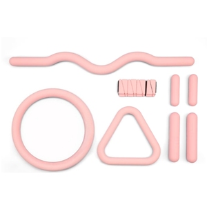 <span class=keywords><strong>Kit</strong></span> d'accessoires de fitness : Bracelets de cheville et de poignet, Barre de musculation, Anneau de résistance, Poids en silicone, Ensemble de Pilates, Ballon de Pilates, Bloc de Pilates, Tapis de yoga, Haltères - Product Image 1