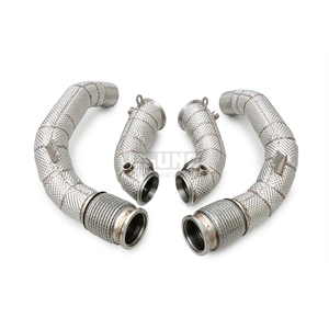 Tuyau d'échappement Performance Downpipe pour BMW M5 F90 4.4T S63 2017-2023, système d'échappement bi-turbo, tuyau de mise à niveau - Product Image 5