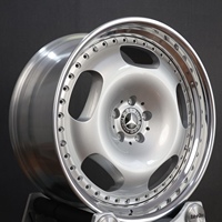 Jantes en alliage forgé chromées de style rétro 17-19 pouces 5X112 pour modèles classiques Mercedes Benz W126 W210 W220