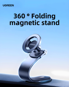 UGREEN 360 °   Support magnétique pliable pour téléphone de voiture, colle forte 3m, aimant puissant, support de fixation réglable pour MagSafe - Product Image 2