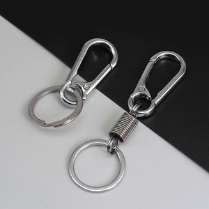 Porte-clés mousqueton à ressort en alliage de zinc pour sac à dos, promotionnel, universel, personnalisé, écologique, portable, pour clés de voiture, unisexe - Product Image 2