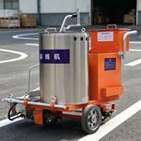 Machine de marquage routier convexe thermoplastique à chauffage rapide et uniforme haute efficacité, utilisée pour le marquage des chaussées tactiles