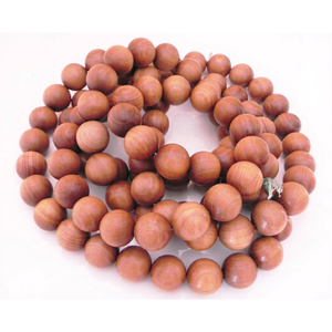 Mala bouddhiste en bois de santal, vente en gros, perles de prière en bois naturel, fabricant disponible avec MOQ, prêt à l'emploi à bas prix - Product Image 1