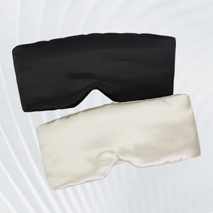 Máscara <span class=keywords><strong>de</strong></span> Ojos <span class=keywords><strong>de</strong></span> satén 2 en 1 para mujer, cubierta <span class=keywords><strong>de</strong></span> <span class=keywords><strong>cabeza</strong></span> larga <span class=keywords><strong>de</strong></span> cobertura completa, máscara <span class=keywords><strong>de</strong></span> ojos grande gruesa a prueba <span class=keywords><strong>de</strong></span> viento OEM, nuevo estilo, diseño similar a la seda - Product Image 3
