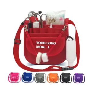 custom nurse bags Purple Nurses Belt Organizer Quick Pick Pocket Medical Fanny Pack Nurse Waist Bag