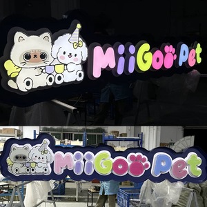 2026 Trending YUELI Brand <b>LED</b> <b>Sign</b> 3D Jelly Acrylic Letters Customizable Size Color Brightness IP54 Weatherproof Office Hotel - Product Image 2
