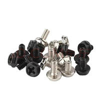 Entretoises hexagonales mâles-femelles M3 M4 en acier au carbone noir pour carte mère d'ordinateur PC