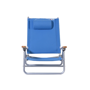 Silla de salón plegable para personas <span class=keywords><strong>altas</strong></span>, chaise, color azul, adecuado para todo tipo de clima - Product Image 4