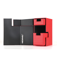 Boîte de rangement pour cartes de tarot Sidewinder Flip Fashion en cuir PU personnalisable pour collection de cartes et cartes à échanger