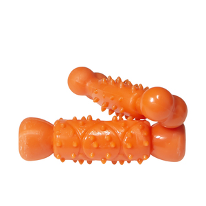 Hueso de juguete para masticar perros de nailon duradero con picos de masaje para Limpieza de dientes, golosinas de entrenamiento para cachorros de razas grandes - Product Image 2