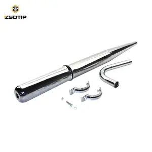 Exhaust chrome 28mm for Simson S50, S51, S53, S70, S83, KR51/2