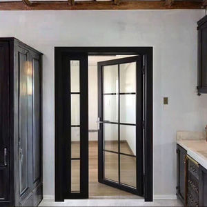 Portes à battants modernes en aluminium et verre avec surface finie pour l'intérieur des villas et l'utilisation sur les balcons - Product Image 3