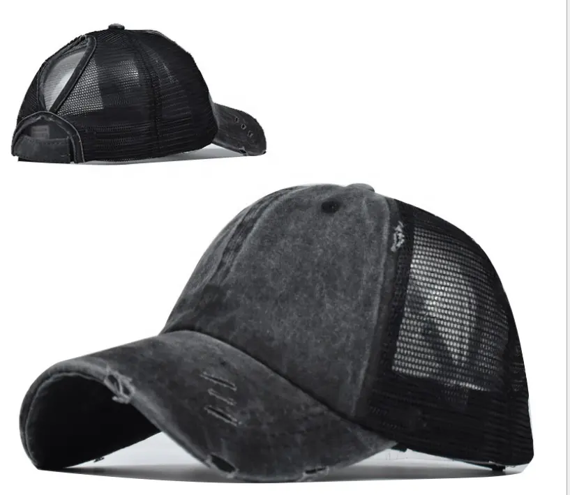 新製品のアイデア2023刺繍入り綿100% 6パネルメッシュスポーツ付き構造化スナップバックハットカスタムロゴ野球帽