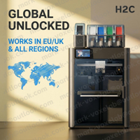 Новый 3D-принтер Bambo Lab H2C Combo (версии для ЕС/Великобритании), разблокированный, полный комплект AMS 2 Pro, многоцветная машина для 3D-печати