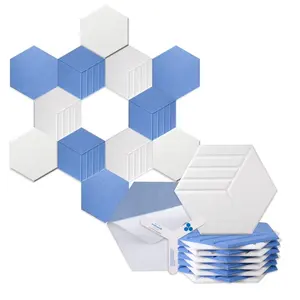 BIZ A Class wholesale Amazon Hot Sale Hexagon 9mm 8 pack 12 pack 16 pack polyester fiber acoustic panel