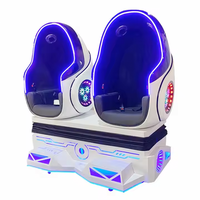 Silla de huevo 9D VR de 2 asientos para diversión en interiores 110V/220V máquina de juegos de Cine de realidad Virtual para guardería en el hogar aeropuerto educativo