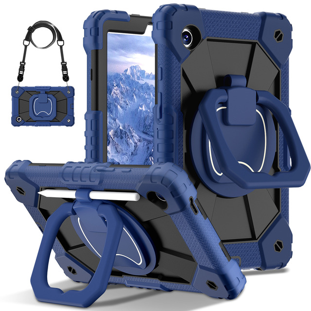 School Education Custom 10.2 Inch 360 Degree Rotating Kickstand Shockproof Silicone Case for iPad 7th 8th 9th 10th Generation