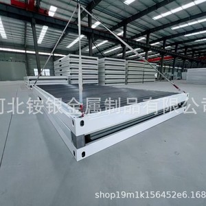 Folding <b>Container</b> Metal <b>Storage</b> Unit <b>Stackable</b> Painted For Logistic <b>Storage</b> - Product Image 3
