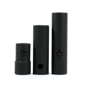Tùy chỉnh có thể tái chế các tông màu đen childproof trẻ em kháng trẻ em bằng chứng vòng bao bì giấy Hộp ống với nút khóa - Product Image 5