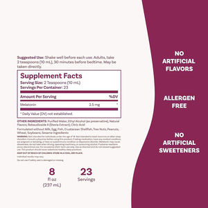 Melatonina de Alta Calidad OEM para Dormir Rápido, Ayuda para Dormir Profundamente, Mejora la Calidad del Sueño, Sin Artificiales, Bebida Líquida Oral - Product Image 2