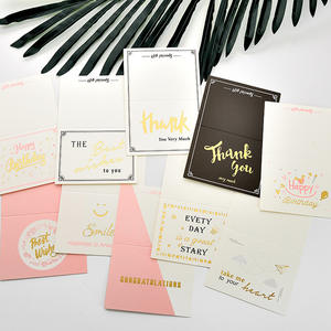 <span class=keywords><strong>Tarjeta</strong></span> postal personalizable con sobre <span class=keywords><strong>Tarjeta</strong></span> de felicitación Impresión en papel 'Gracias' para bodas o promociones Suministros para fiestas - Product Image 2