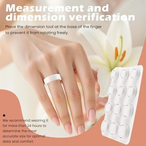 Yüzük 4'lü Ölçüm Seti Satın Almadan Önce Benzersiz Yüzük Ölçer Seti Parmak Boyutu Ölçüm Aleti Takı Ölçüm Aletleri ve Aksesuarları - Product Image 2
