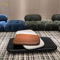 Table basse rotative minimaliste pour le salon et la maison Table basse créative en forme de designer italien