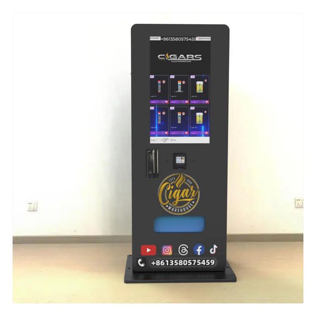 Automatic Smart Vending Machines Touch Screen Smart Self Service Tobacco Digital Id Card Reader Vending Machine Age Verification