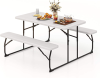 Table pliante de pique-nique de qualité supérieure, design moderne, 180 cm (72 pouces), idéale pour hôtel, ferme, salon – Vente en gros