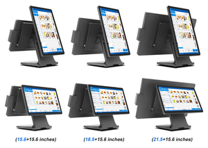 Système de point de vente tactile pour restaurant Windows 10/11 POS 15,6 pouces, écran simple/double, Imin D3 Pro, résolution 1920x1080, 18 mois - Product Image 4