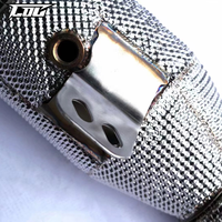 Downpipe Stainless Steel Boska dengan Katalis untuk BMW M240i B58 3.0T 2017-2019, Downpipe Knalpot High Flow dengan Katalis