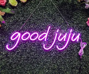 Home Decoration Free Design Custom Neon licht Warm Romantic Neon Sign For Good Juju