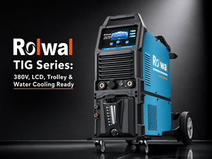 Saldatrice TIG AC/DC Rolwal di Grado Industriale con Display LCD 250/350 per Acciaio Inox e Alluminio - Product Image 2
