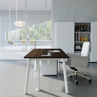 Scrivania moderna a forma di L per ufficio Executive per CEO & Manager mobili scrivanie grande capo Executive Manager tavoli