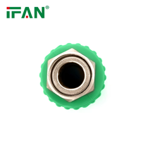 IFAN vente en gros raccords de tuyauterie PPR 20MM-32MM prise d'eau chaude verte raccords PPR