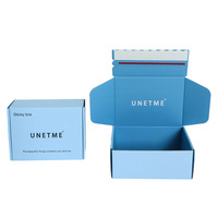 Emballage en papier personnalisé Carton ondulé Boîte postale auto-scellante avec bande adhésive Bande de déchirure facile Boîtes cadeaux