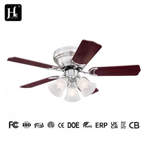 Ventilador de Techo de Bajo Consumo de 52 Pulgadas, Directo de Fábrica, Económico, Decorativo, de Perfil Bajo, con Lámpara Eléctrica - Product Image 6