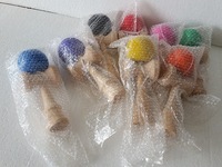 Jouet Kendama en bois écologique de haute qualité pour enfants, avec son personnalisé et forme de dessin animé