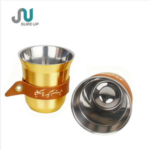 Termo Clásico de Acero Inoxidable de 500 ml, Juego de Regalo con 2 Vasos de Vidrio, Aislamiento Térmico de Más de 24 Horas, Seguro para Agua Hirviendo, Portátil - Product Image 4