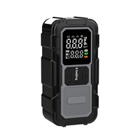 Compresseur d'air électrique portable tout-en-un avec alimentation d'urgence, mini pompe à pneus auto-gonflante, recharge USB