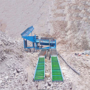 पोर्टेबल मोबाइल सोना प्रसंस्करण संयंत्र मोबाइल सिलेंडर रोटरी Trommel ड्रम चलनी स्क्रीन जुदाई सोने मशीन - Product Image 4