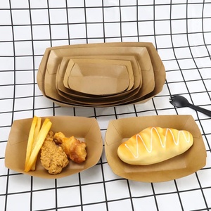 Bandeja de Papel Ecológica para Alimentos Fritos, Hambúrgueres, Lanches e Uso em Restaurantes para Viagem - Product Image 3