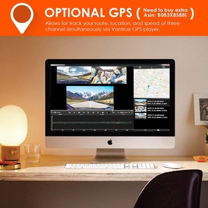 Phía trước 4k phía sau 4k kép Sony ống kính với Wifi GPS theo dõi lái xe ghi âm siêu độ nét cao màn hình xe phía trước và phía sau Dash Cam - Product Image 6