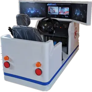 Professional Single Seat Three Screen Car Simulator Car Training Simulator for Smart Driving School